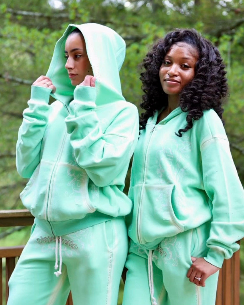 Crowned Emerald Sweatpants